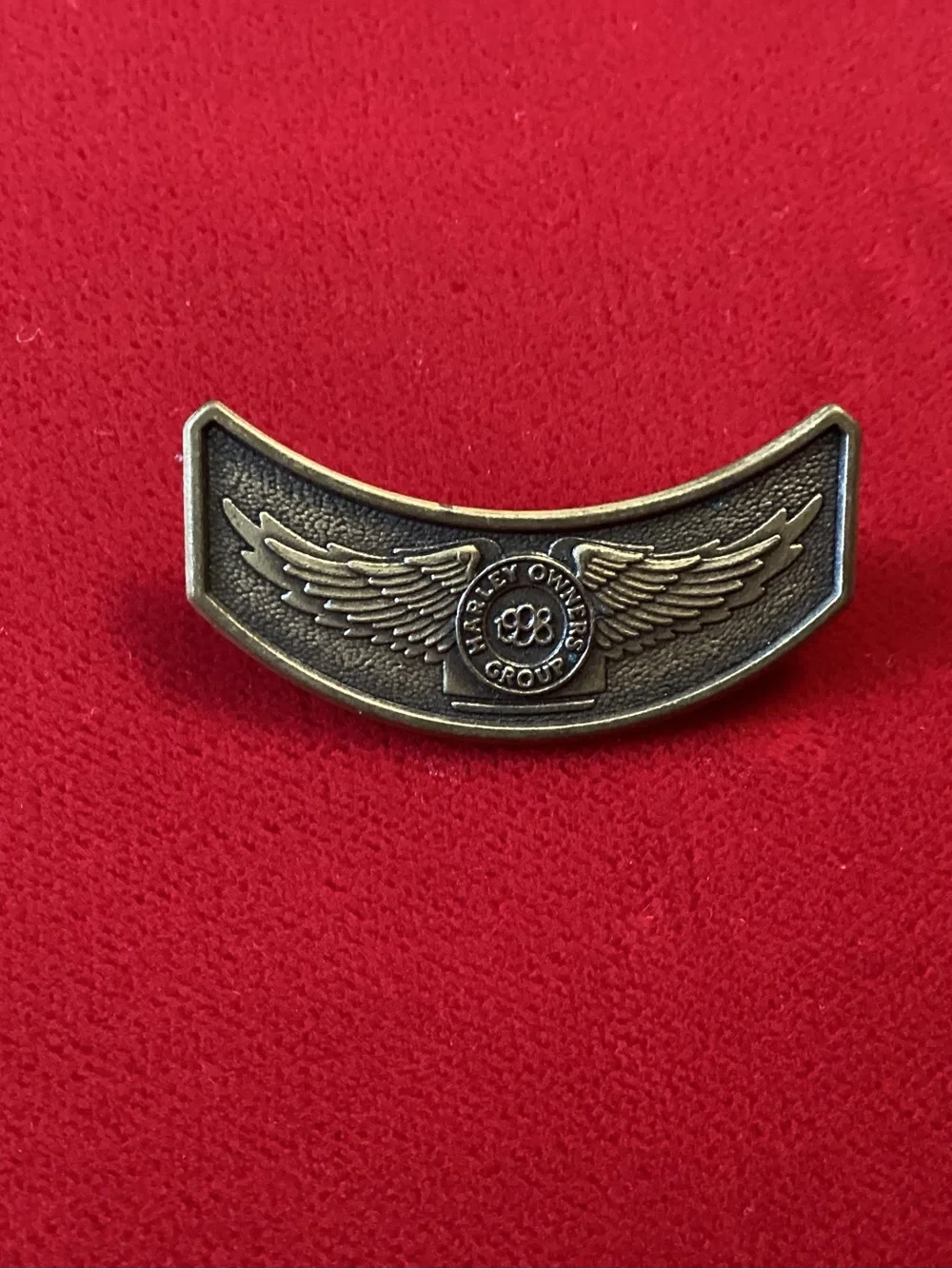 Harley-Davidson Vintage Bronze Winged Owners Group Pin